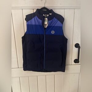 NWT Original Penguin Navy and Royal Blue Vest